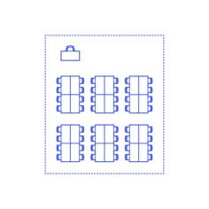 Layouts Classrooms Grid Facing 8 Line Tracing Svg Vector, Free Vectors File